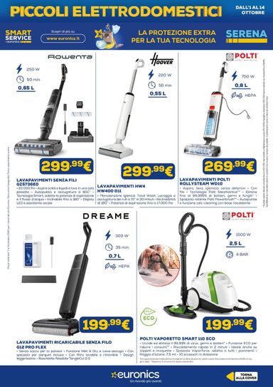 Volantino Euronics - Euronics - Piccoli Elettrodomestici valido dal 01/10 al 14/10 - pagina 9