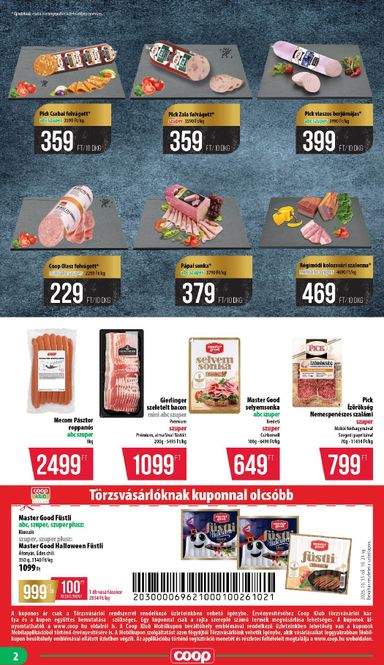 Akciós újság Coop - Coop - Mecsek érvényes 10.15.-tól 10.21.-ig - 2 oldal