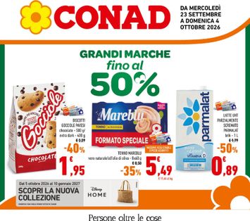 Volantino Conad - Conad valido dal 23/09 al 04/10 - pagina 1