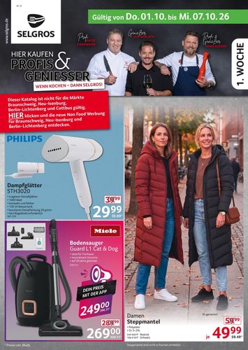 Prospekt Selgros - Selgros - Non Food gültig ab 01.10. bis 07.10. - seite 1