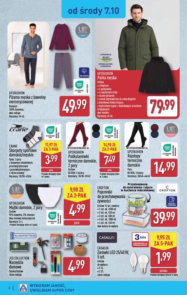 Gazetka ALDI - ALDI - Artykuły przemysłowe i tekstylia od 07.10. do 10.10. - strona 6