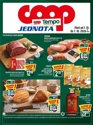 Leták COOP Jednota - COOP Jednota od 01.10. do 07.10. - strana 25