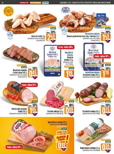 Leták COOP Jednota - COOP Jednota od 01.10. do 07.10. - strana 14