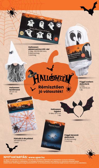 Akciós újság Spar - SPAR - Halloween katalógus érvényes 10.01.-tól 10.31.-ig - 16 oldal