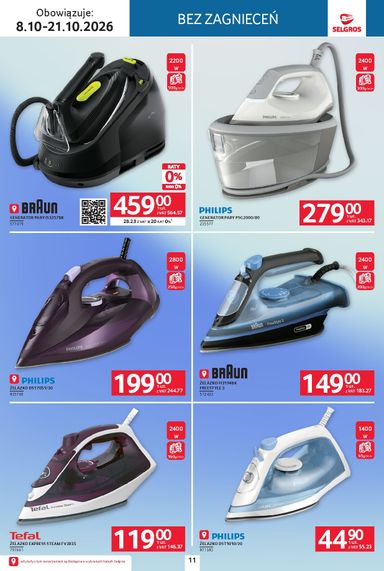Gazetka Selgros - Selgros cash&carry - Katalog Elektro AGD od 08.10. do 21.10. - strona 11