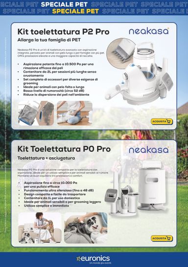 Volantino Euronics - Euronics - Speciale Pet valido dal 05/05 al 30/10 - pagina 12