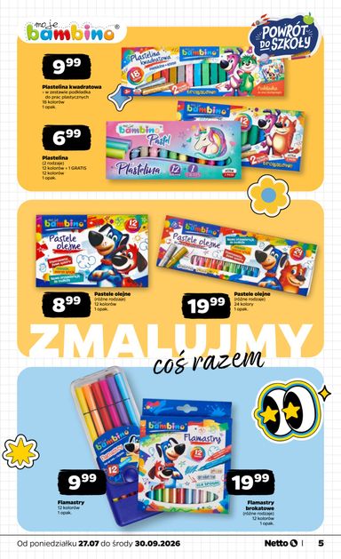 Gazetka Netto - Netto - Back to school od 27.07. do 30.09. - strona 5