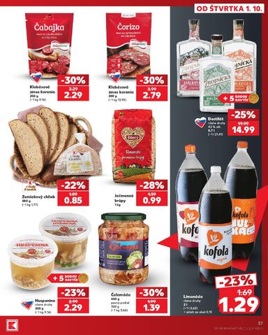 Leták Kaufland - Kaufland od 01.10. do 07.10. - strana 37