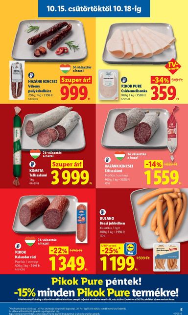 Akciós újság Lidl - Lidl érvényes 10.15.-tól 10.21.-ig - 5 oldal