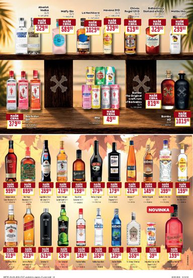 Leták Billa - Billa - Katalog: Podzimní nápoje od 30.09. do 20.10. - strana 14