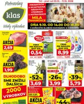 Klas leták platný od pondelka 05.10.