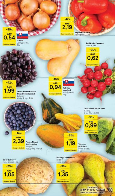 Leták Tesco - Tesco od 30.09. do 06.10. - strana 5