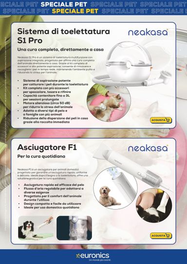 Volantino Euronics - Euronics - Speciale Pet valido dal 05/05 al 30/10 - pagina 11