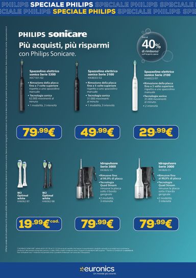 Volantino Euronics - Euronics - Speciale Philips valido dal 21/09 al 11/10 - pagina 7