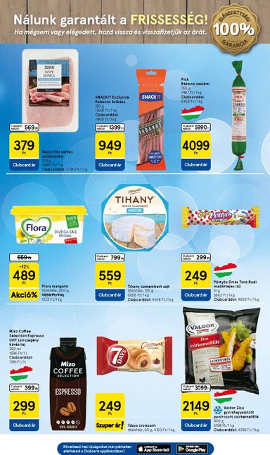 Akciós újság Tesco - Tesco szupermarket érvényes 10.15.-tól 10.21.-ig - 3 oldal