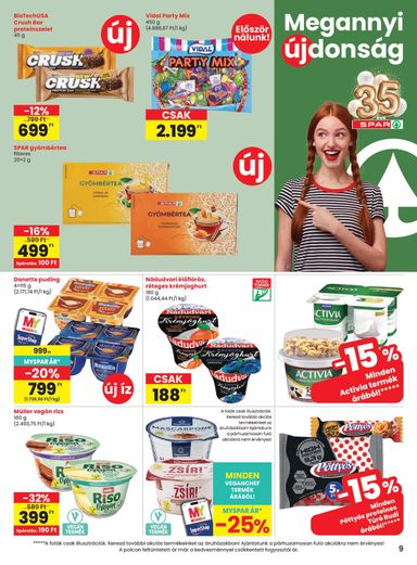 Akciós újság Spar - SPAR érvényes 10.15.-tól 10.21.-ig - 9 oldal