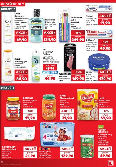 Leták Kaufland - Kaufland - Kolín od 30.09. do 06.10. - strana 42