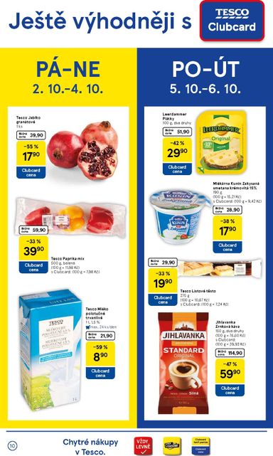 Leták Tesco - Tesco supermarket od 30.09. do 06.10. - strana 10