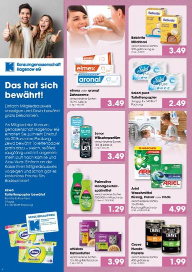 Prospekt Konsum Hagenow - Konsum Hagenow gültig ab 05.10. bis 10.10. - seite 6