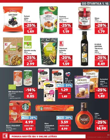 Leták Kaufland - Kaufland od 01.10. do 07.10. - strana 33
