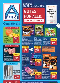 ALDI Nord-Prospekt von Montag 12.10.