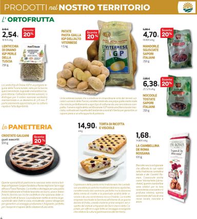 Volantino Coop - Coop - Prodotti nel Nostro Territorio valido dal 24/09 al 21/10 - pagina 4