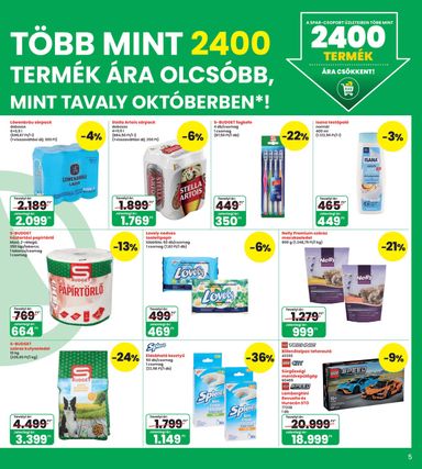 Akciós újság INTERSPAR - INTERSPAR érvényes 10.08.-tól 10.14.-ig - 5 oldal