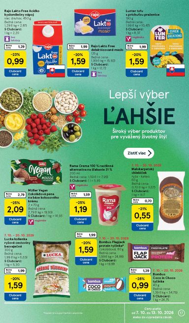 Leták Tesco - Tesco supermarket od 07.10. do 13.10. - strana 17