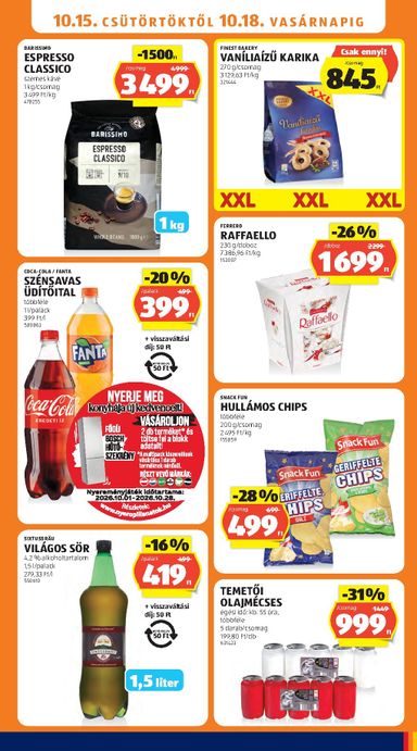 Akciós újság Aldi - Aldi érvényes 10.15.-tól 10.21.-ig - 15 oldal