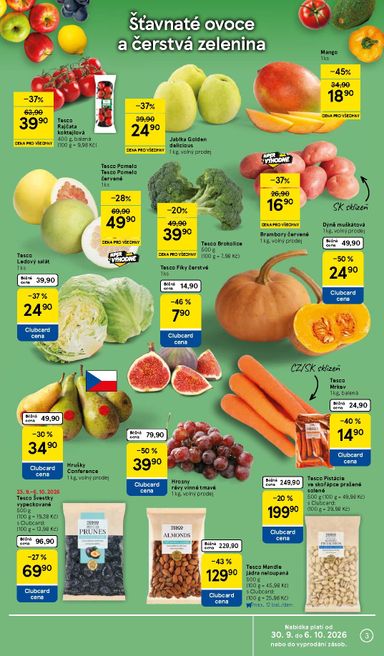 Leták Tesco - Tesco od 30.09. do 06.10. - strana 3