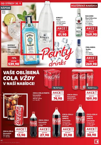 Leták Kaufland - Kaufland - Praha 4 od 30.09. do 06.10. - strana 40