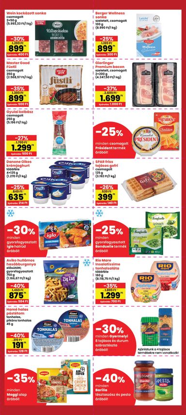 Akciós újság INTERSPAR - INTERSPAR - Szülinapi kuponnapok érvényes 10.05.-tól 10.14.-ig - 2 oldal