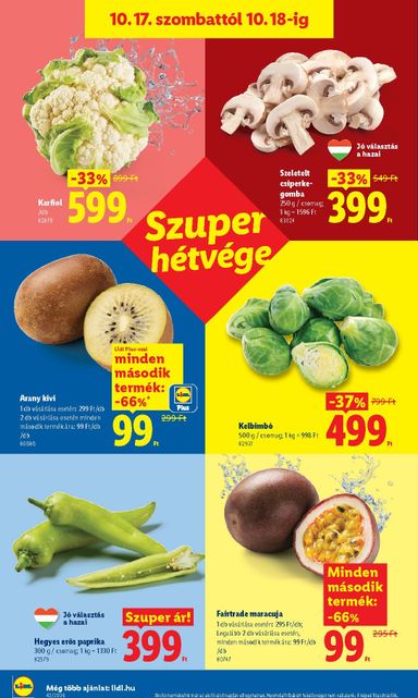 Akciós újság Lidl - Lidl érvényes 10.15.-tól 10.21.-ig - 42 oldal
