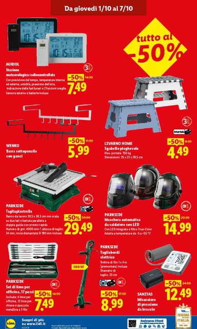 Volantino Lidl - Lidl - Ci siamo rifatti il look! - Lugo valido dal 01/10 al 07/10 - pagina 4