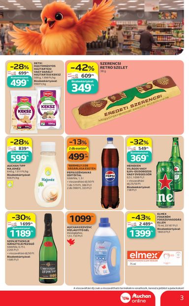 Akciós újság Auchan - Auchan - Szekszárdi ajánlataink érvényes 10.08.-tól 10.14.-ig - 3 oldal