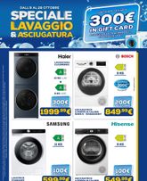 Euronics - Lavaggio & Asciugatura valido da giovedì 08/10/2026