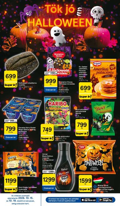 Akciós újság Tesco - Tesco érvényes 10.15.-tól 10.21.-ig - 10 oldal