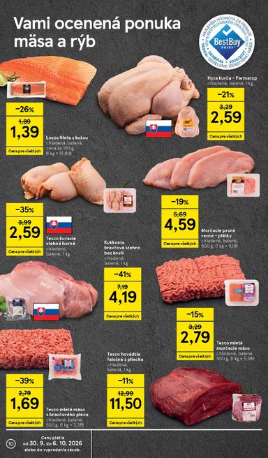 Leták Tesco - Tesco supermarket od 30.09. do 06.10. - strana 10