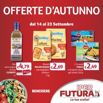 Volantino Iper Futura - Iper Futura valido dal 14/09 al 23/09 - pagina 1