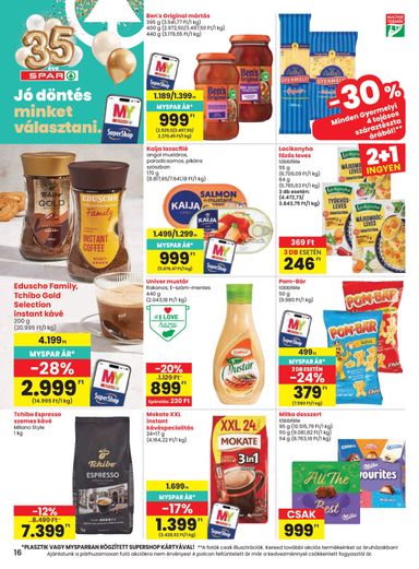 Akciós újság Spar - SPAR érvényes 10.08.-tól 10.14.-ig - 16 oldal