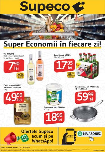 Catalogul Supeco - Supeco de la 01.10. până la 14.10. - pagina 1