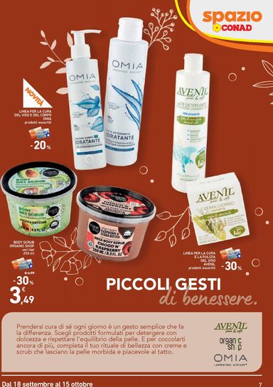 Volantino Spazio Conad - Spazio Conad - Catalogo Bellezza - Bologna valido dal 18/09 al 15/10 - pagina 7