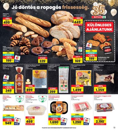 Akciós újság Spar - INTERSPAR érvényes 10.08.-tól 10.14.-ig - 13 oldal