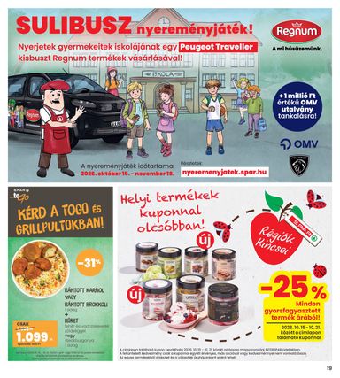 Akciós újság Spar - INTERSPAR érvényes 10.15.-tól 10.21.-ig - 19 oldal