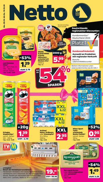 Prospekt Netto - Netto gültig ab 05.10. bis 10.10. - seite 1
