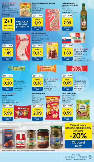 Leták Tesco - Tesco od 30.09. do 06.10. - strana 31