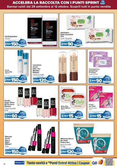 Volantino Carrefour - Carrefour - Punti Sprint Payback valido dal 29/09 al 12/10 - pagina 14