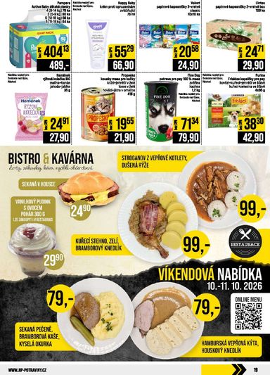 Leták JIP - JIP - České Budějovice, Most, Svoboda nad Úpou, Náchod, Sušice od 07.10. do 13.10. - strana 19