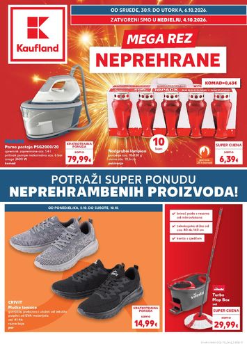 Katalog Kaufland - Kaufland - Neprehrambenih proizvoda vrijedi od 30.09. do 06.10. - stranica 1