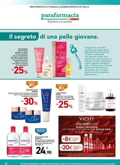 Volantino Spazio Conad - Spazio Conad - Catalogo Bellezza - Roma valido dal 18/09 al 15/10 - pagina 20